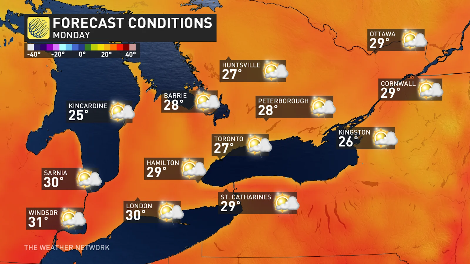 southern Ontario Monday forecast July 3 2024