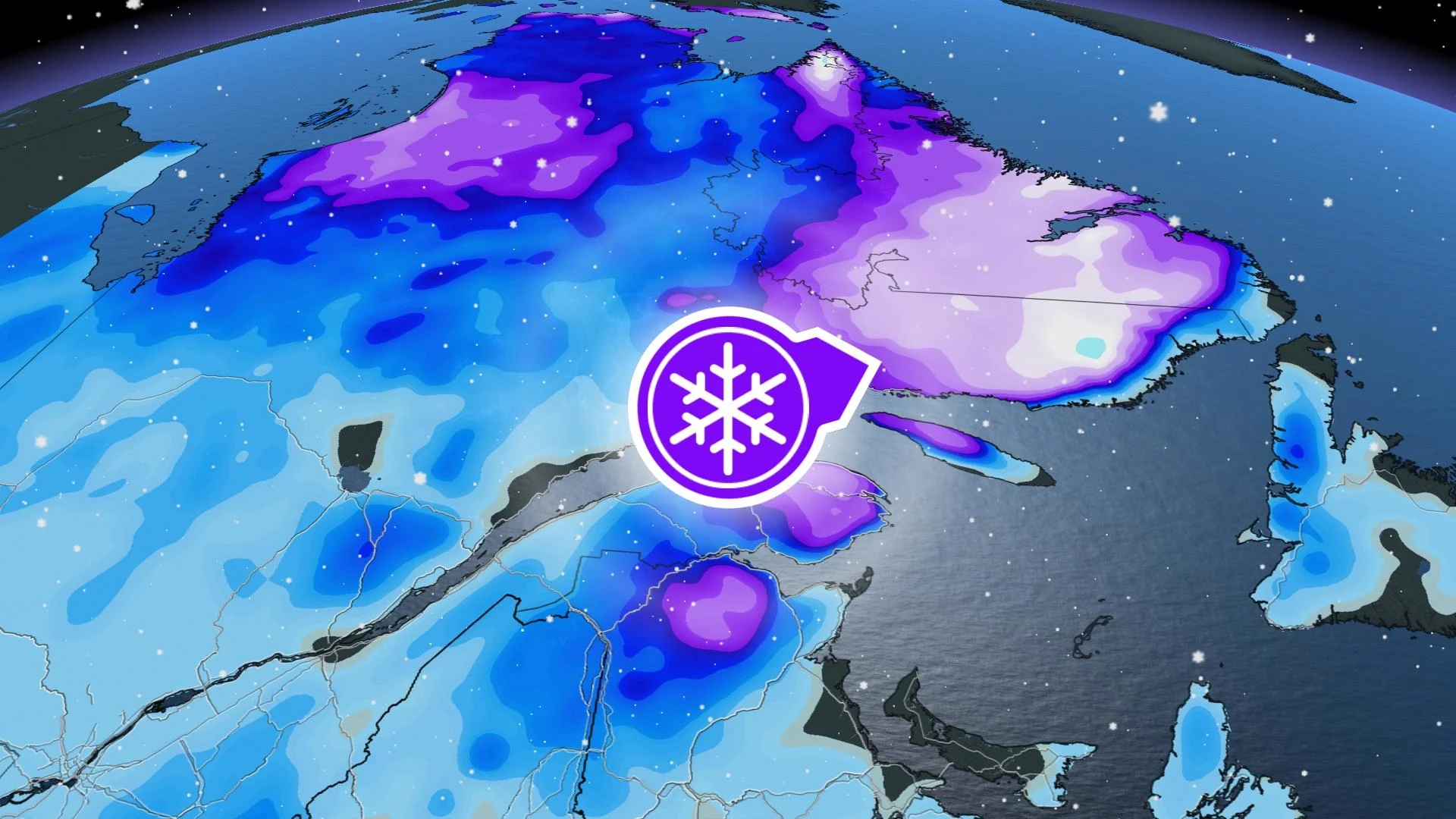 Puissante tempête : jusqu’à 25 cm de neige au Québec