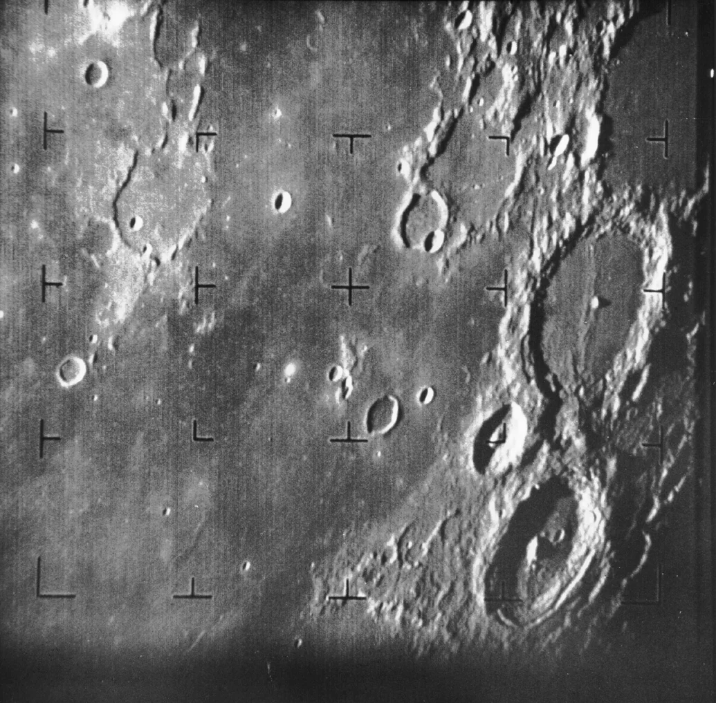 First image of the Moon returned by a Ranger mission