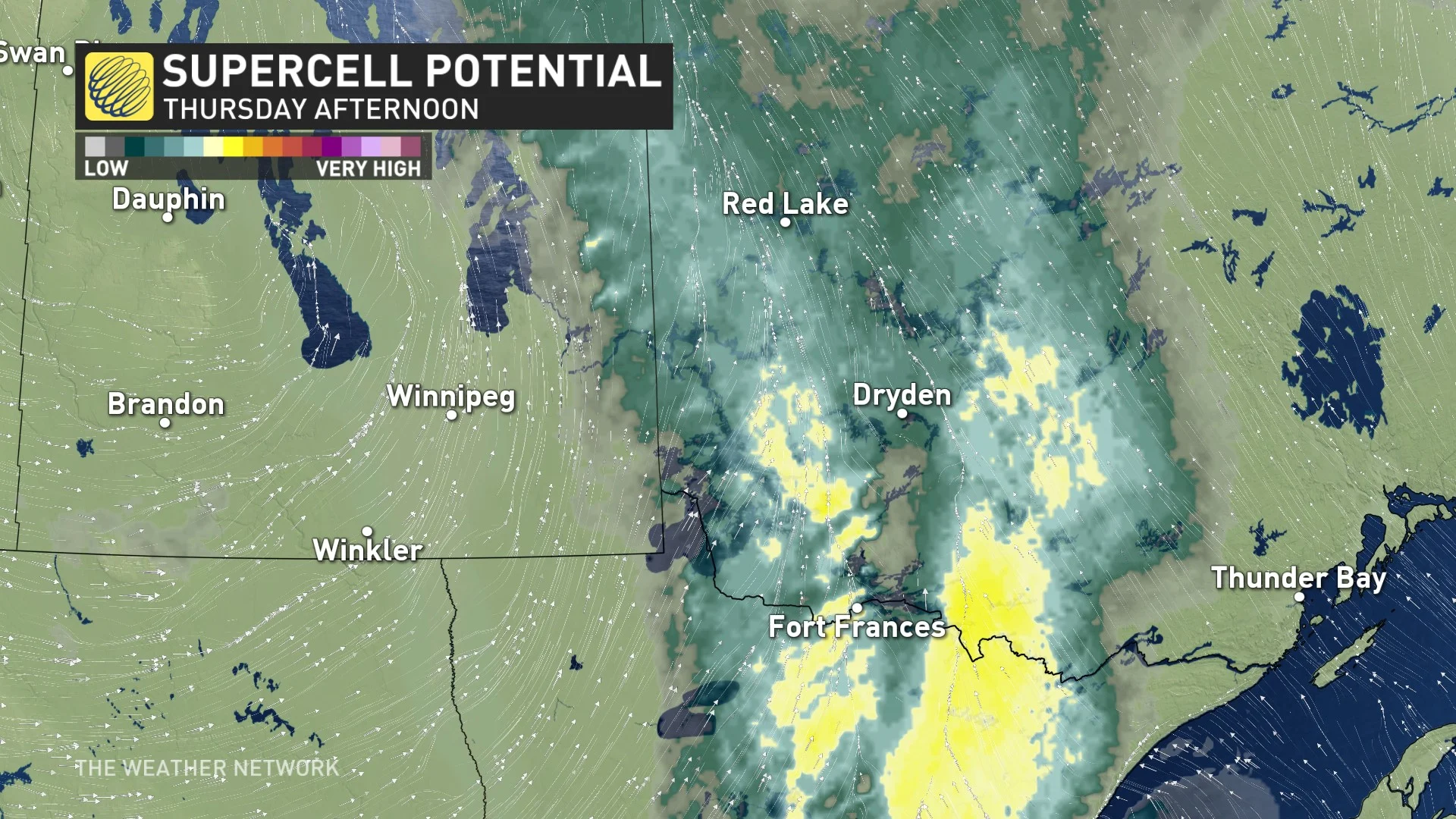 Severe Thunderstorm in Northwestern Ontario