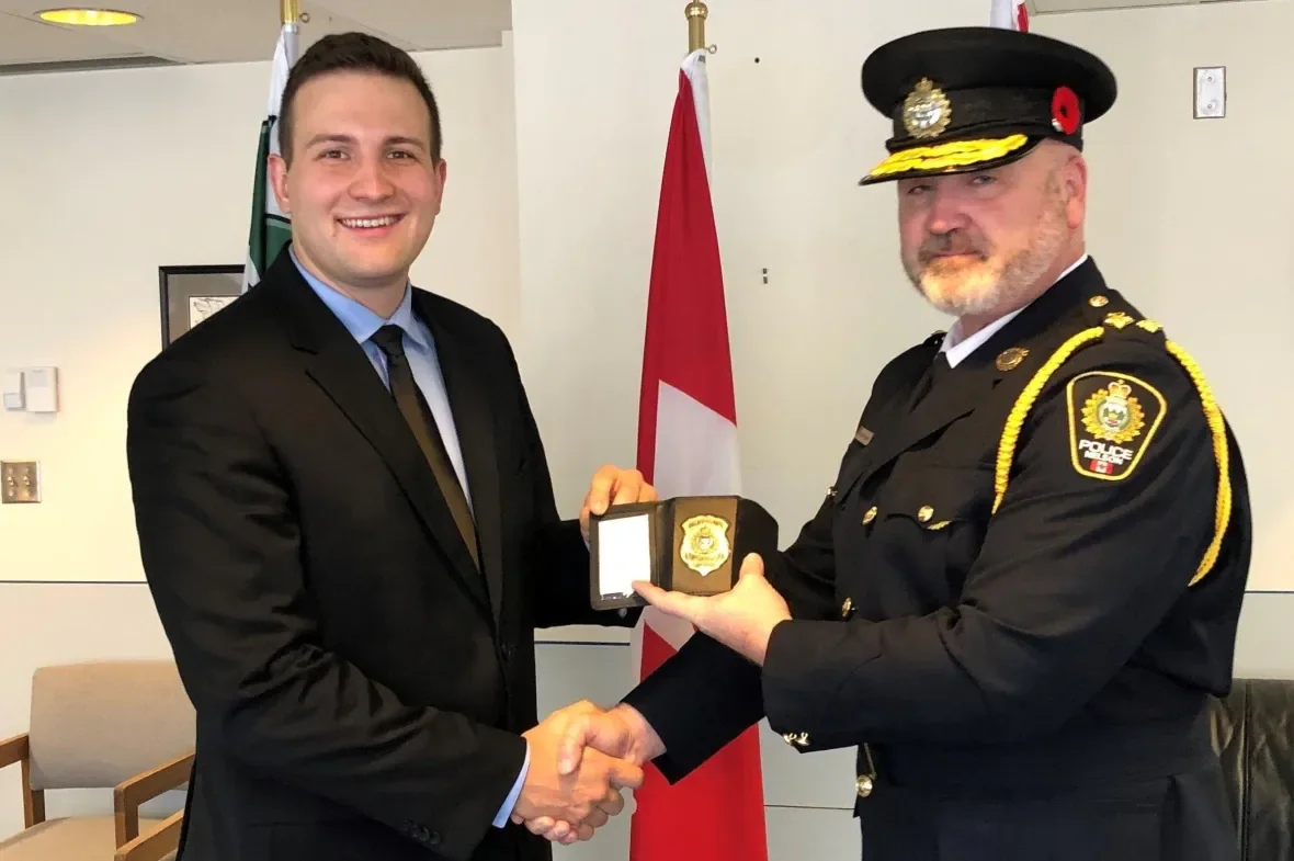 constable-mathieu-nolet-and-chief-donavan-fisher/Nelson Police Department via CBC