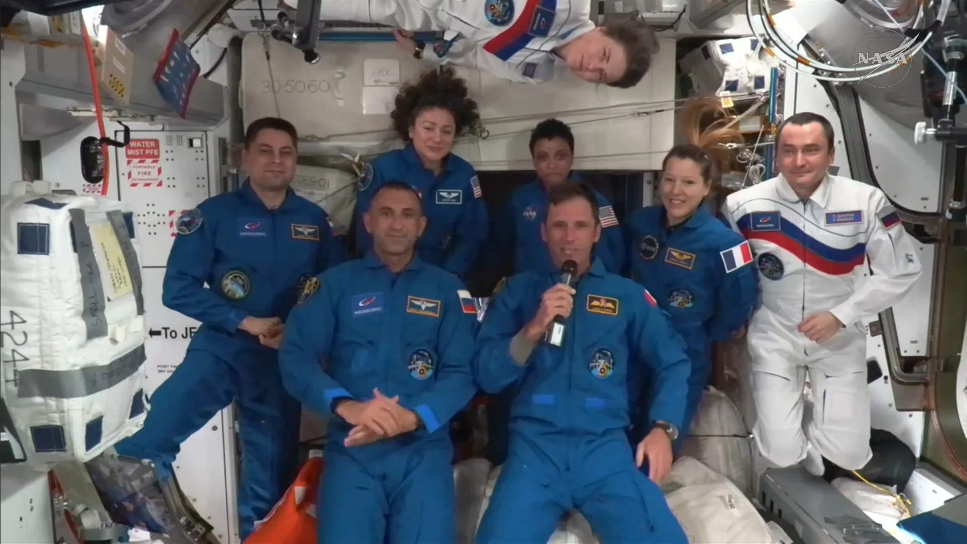 Crew-13 arrival ISS Joshua Kutryk speaks - NASA