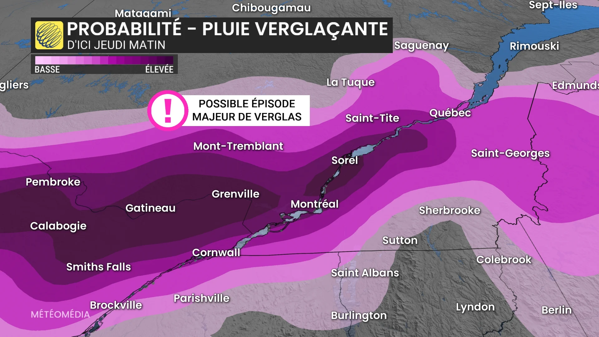 Système majeur : un cocktail météo fonce vers le Québec