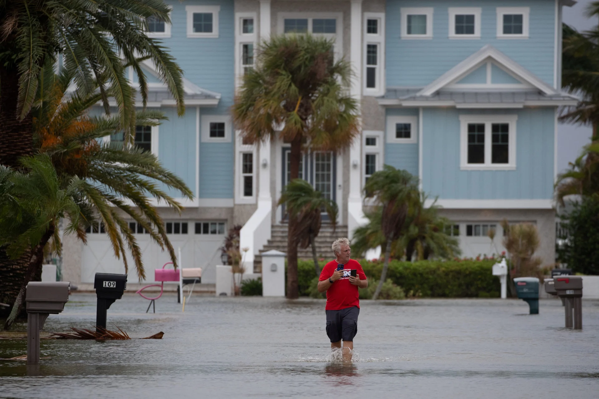 Category 3 Hurricane Idalia slams ashore at Florida's Big Bend