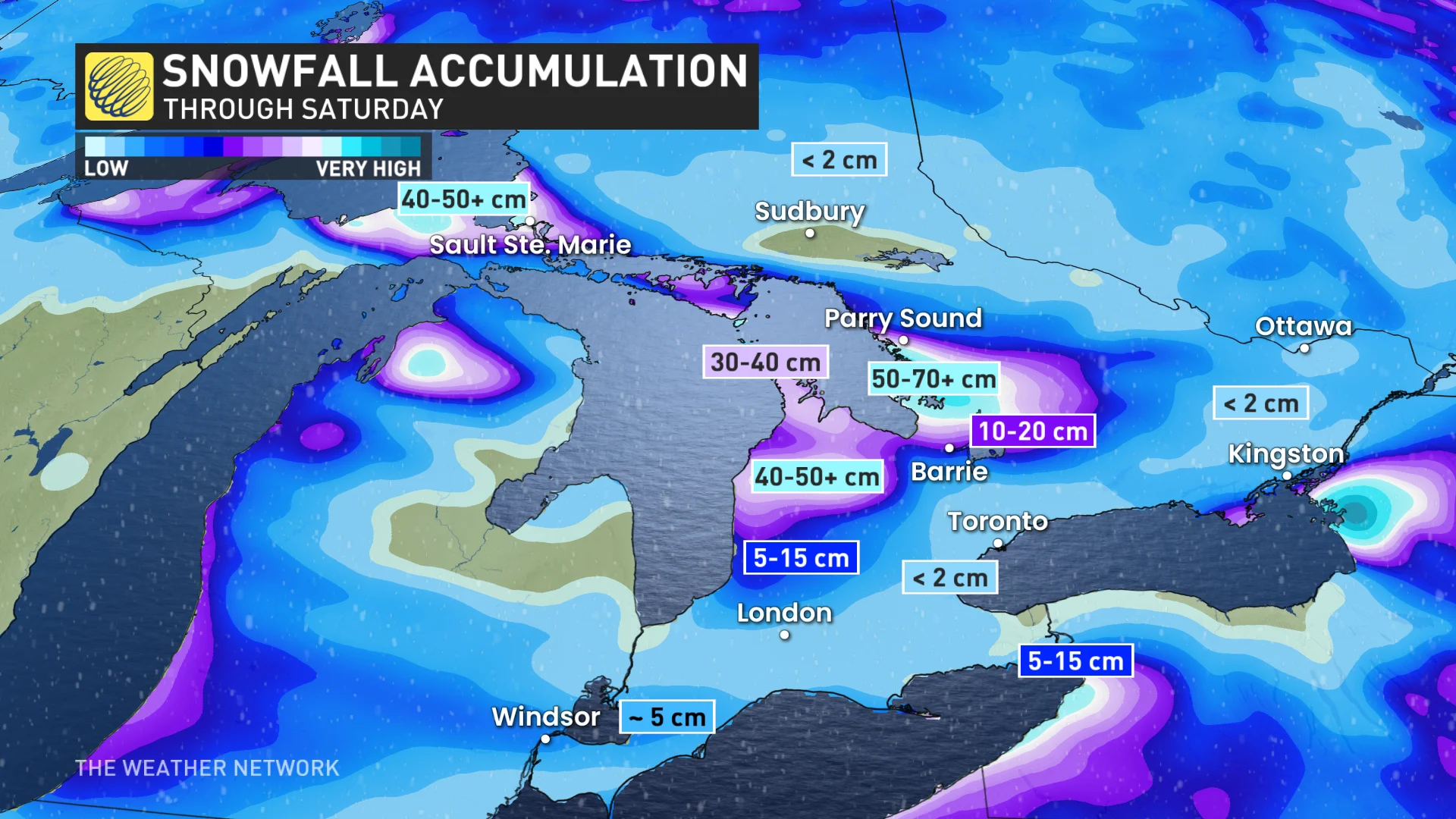 Ontario snow squall snow accumulation V2 - Nov. 28, 2024