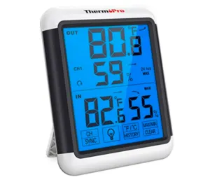 Amazon, Indoor/Outdoor Thermometer, CANVA, Patio Prep 2023