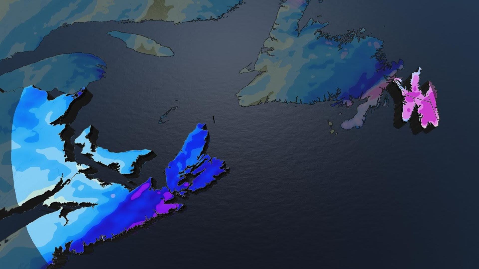 Snow and ice hinder holiday weekend travel in Atlantic Canada - The ...
