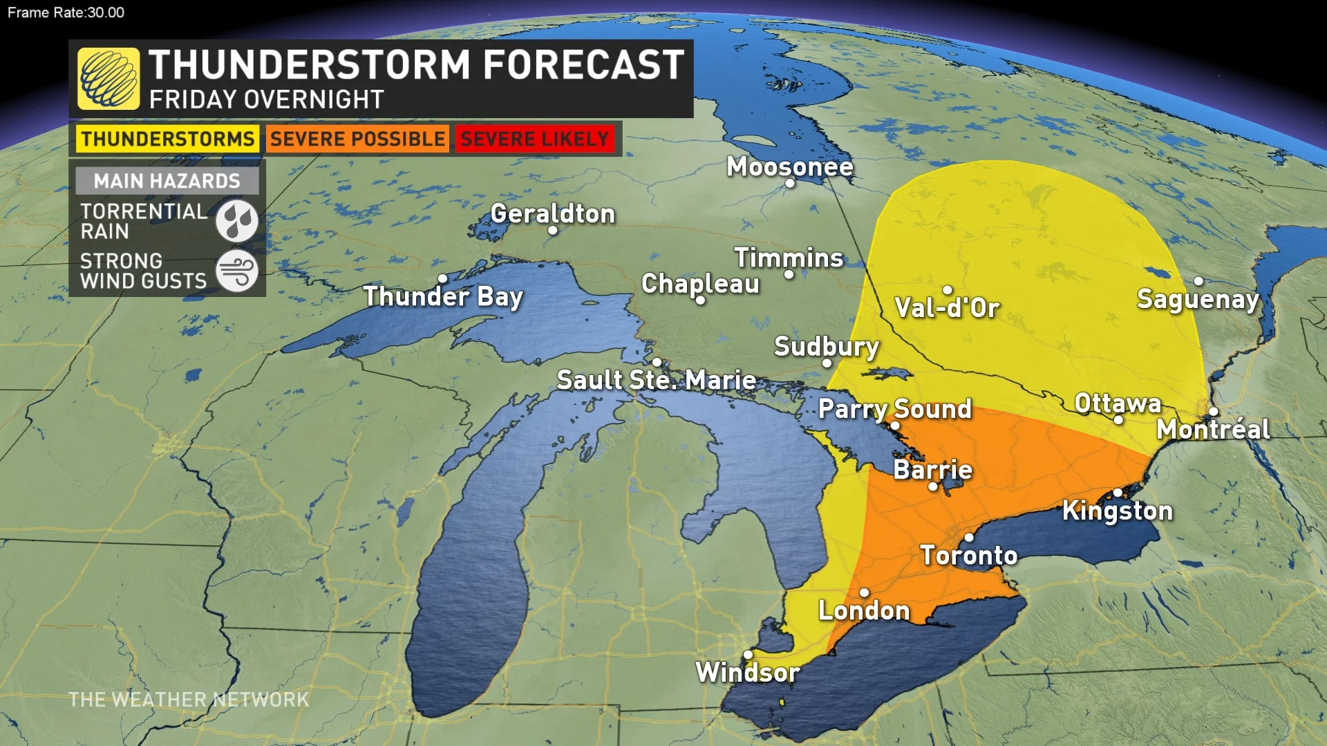 Tornado threat in southern Ontario’s severe storm setup on Friday - The ...