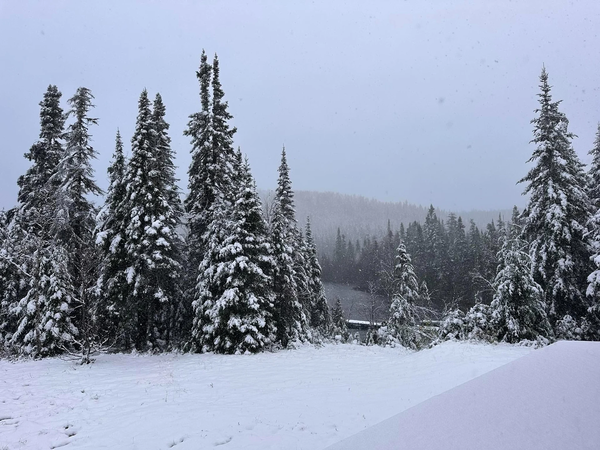 PHOTO NEIGE 6 OCTOBRE