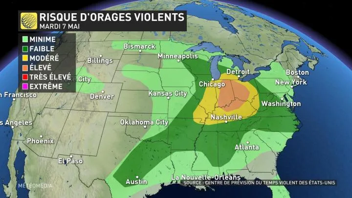 ORAGES 1 - RISQUE ORAGES VIOLENTS