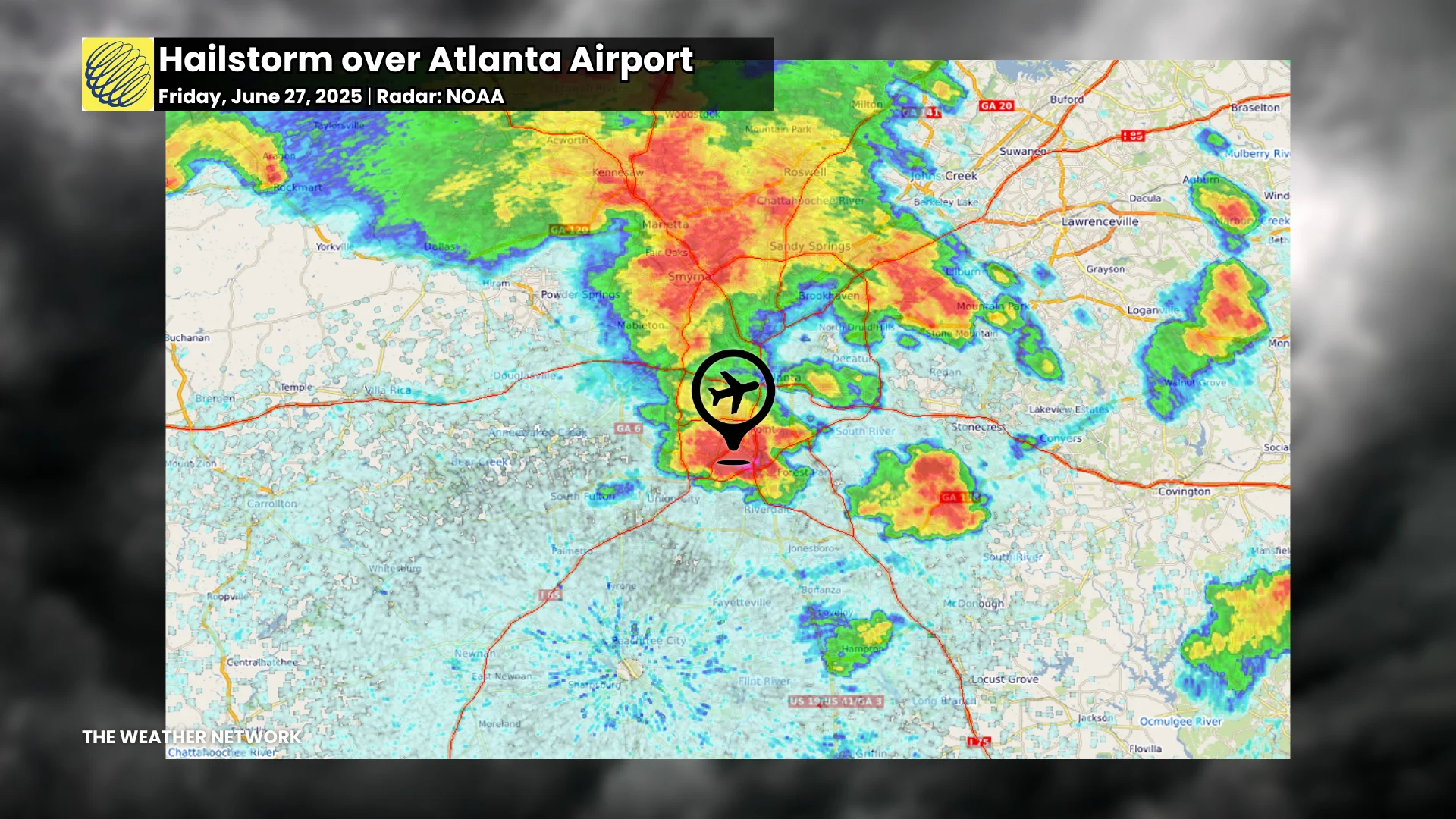 Atlanta Airport Hailstorm