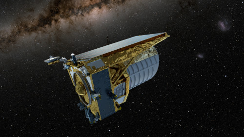 Telescope looking best sale into space