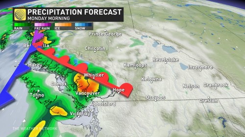 Pineapple express delivers soaking rains in B.C., elevates flood