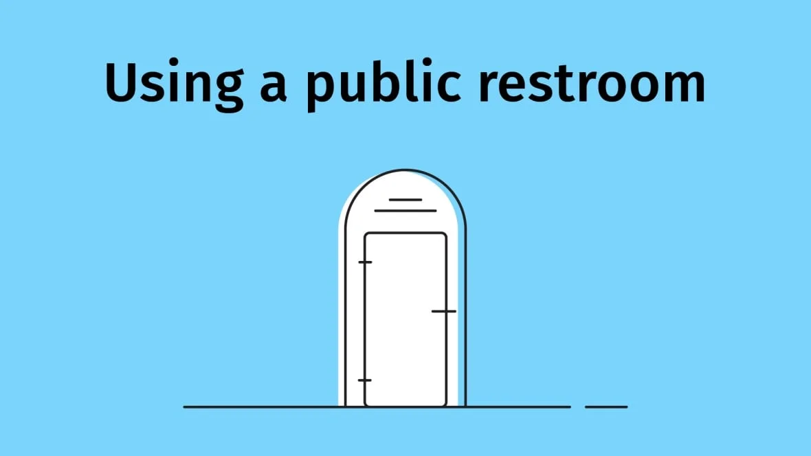 Dr. Anne Huang said the risk associated with public bathrooms depends on many factors. (CBC Graphics)