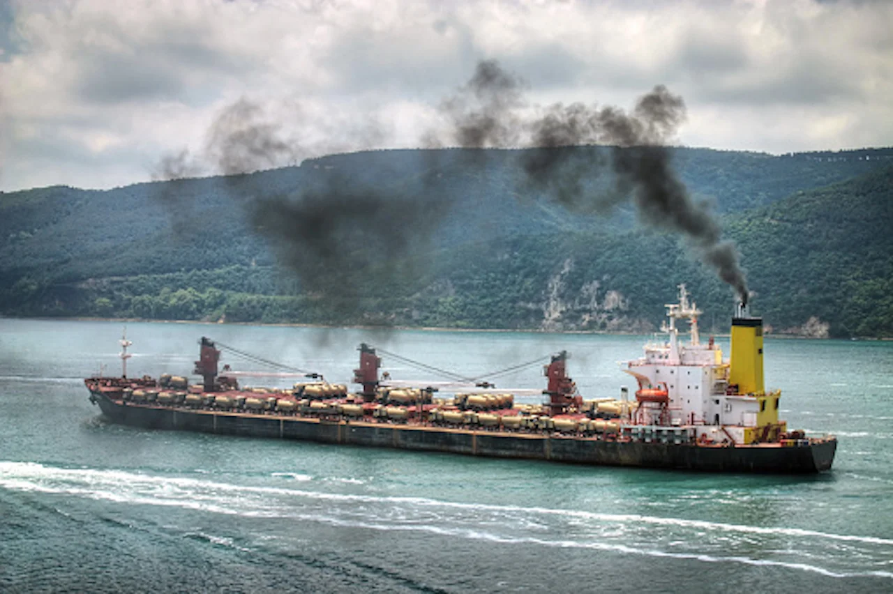 Maritime emissions/Getty Images/boryak/120046804-170667a