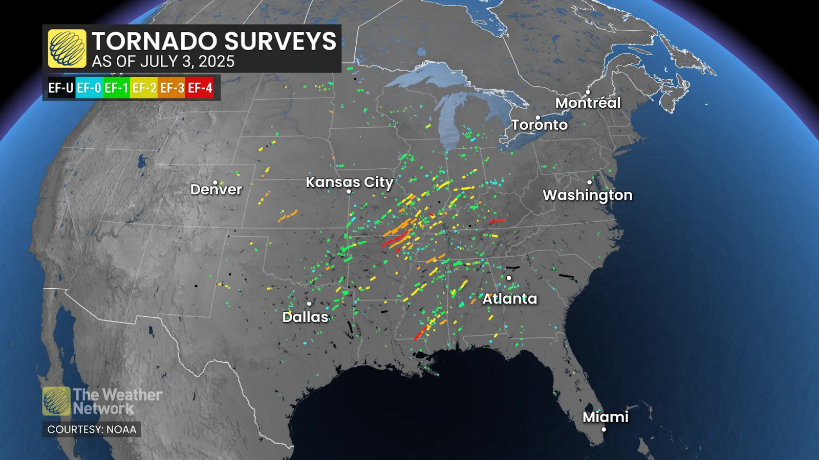 US Tornado Surveys July 3 2025