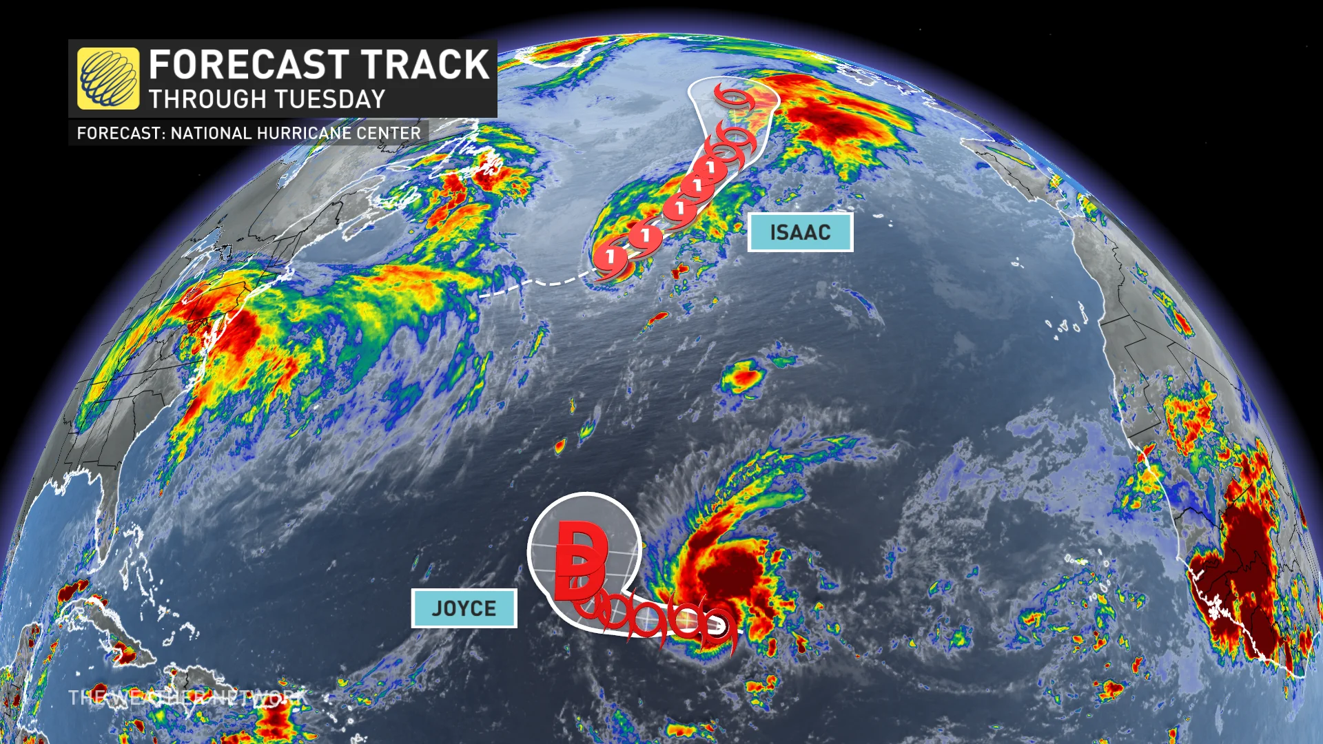 Hurricane Isaac Tropical Storm Joyce September 27 2024