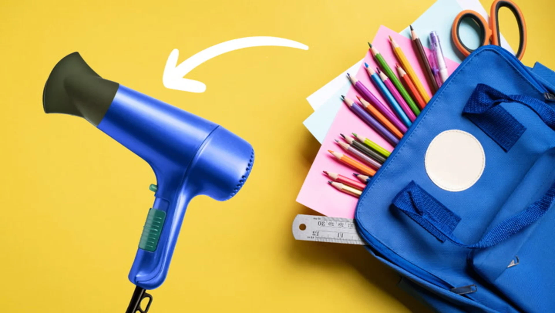 Three back-to-school hacks you should try (blow dryer required)