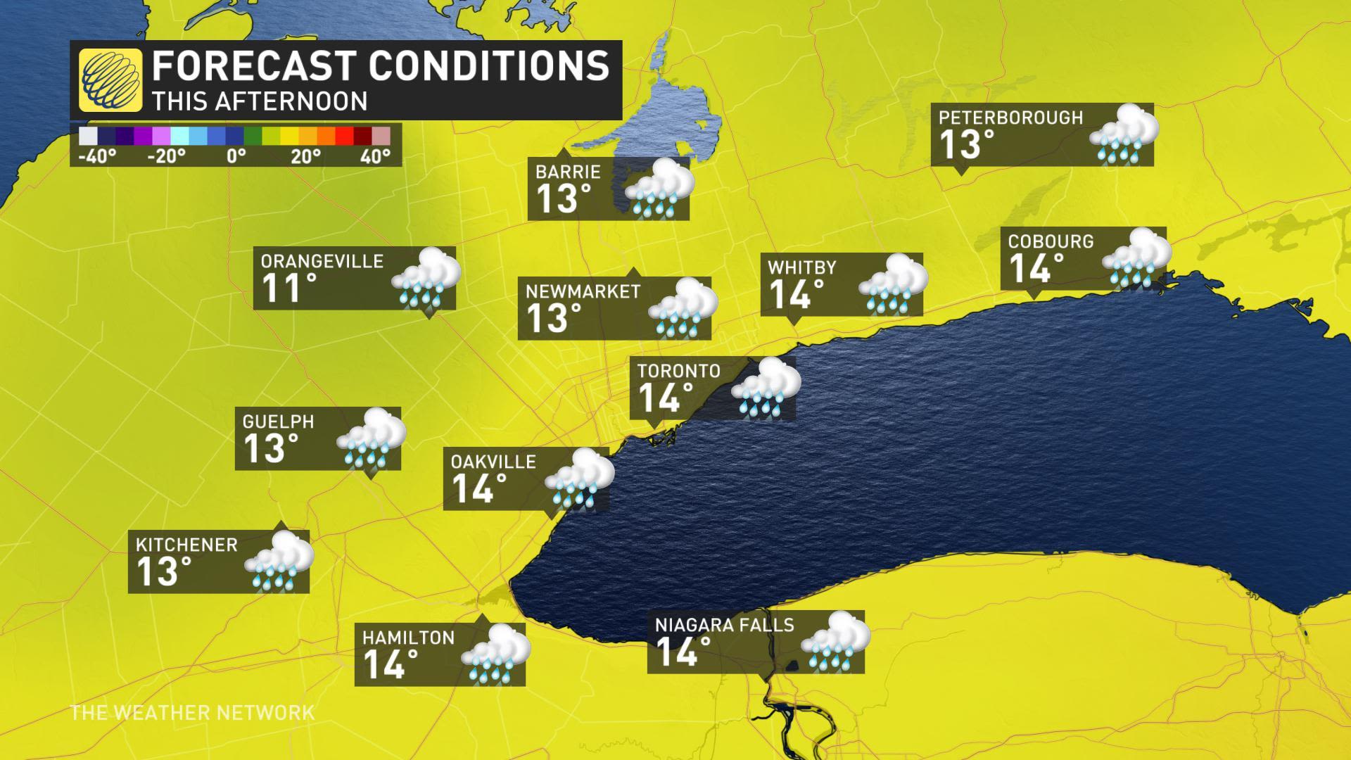 Ontario: Rain pushes out but strong winds blow in - The Weather Network