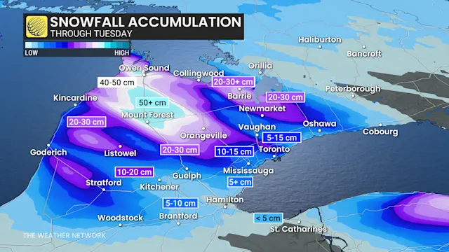 Hazardous travel lingers as prolonged snow squalls batter parts of ...