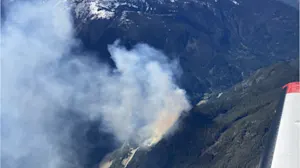 Wildfire burning near Hell's Gate, B.C., grows to 40 hectares