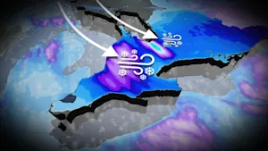 15-50+ cm: Some Ontario snowbelt areas will be hit hard by lake-effect squalls Thursday and Friday