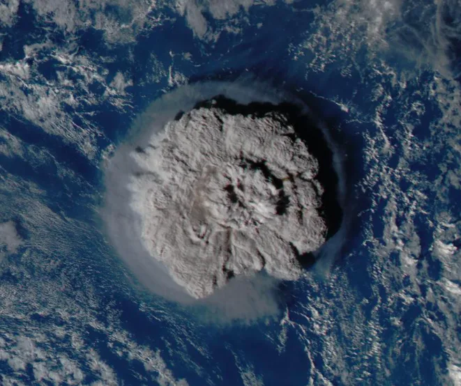 Recent Tonga volcano eruption won't cool the climate much, study says