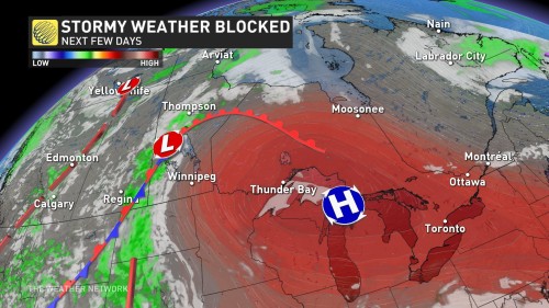 Renewed thunderstorm threat with large hail risk on the Prairies