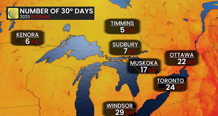 With August nearing its end, is summer heat in Ontario gone for good ...