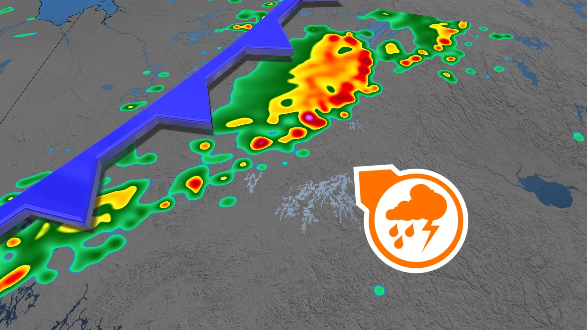 Orages violents et crues subites possibles : plusieurs pannes de courant