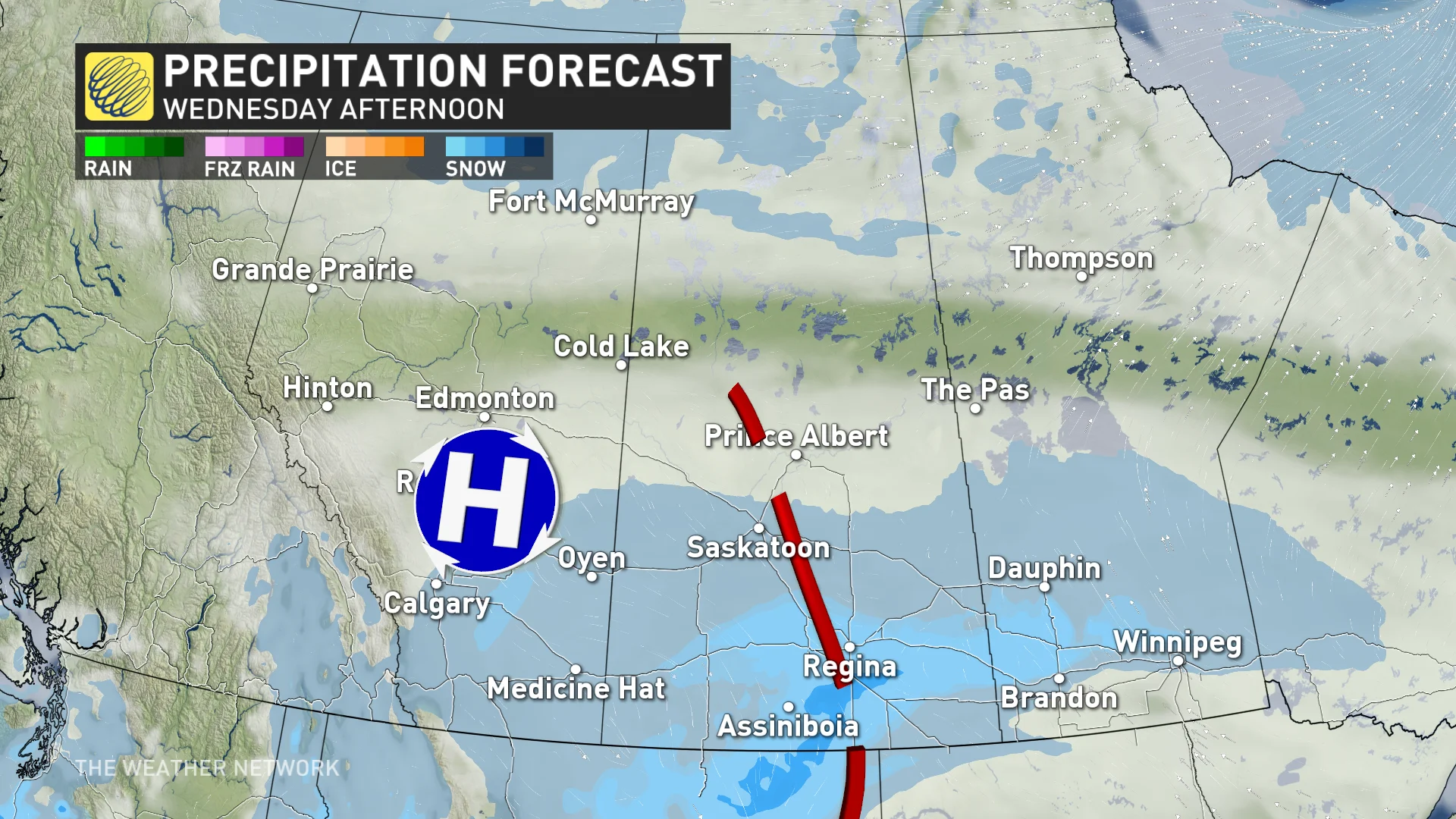 Baron - Prairie precip Wednesday pm - Feb4