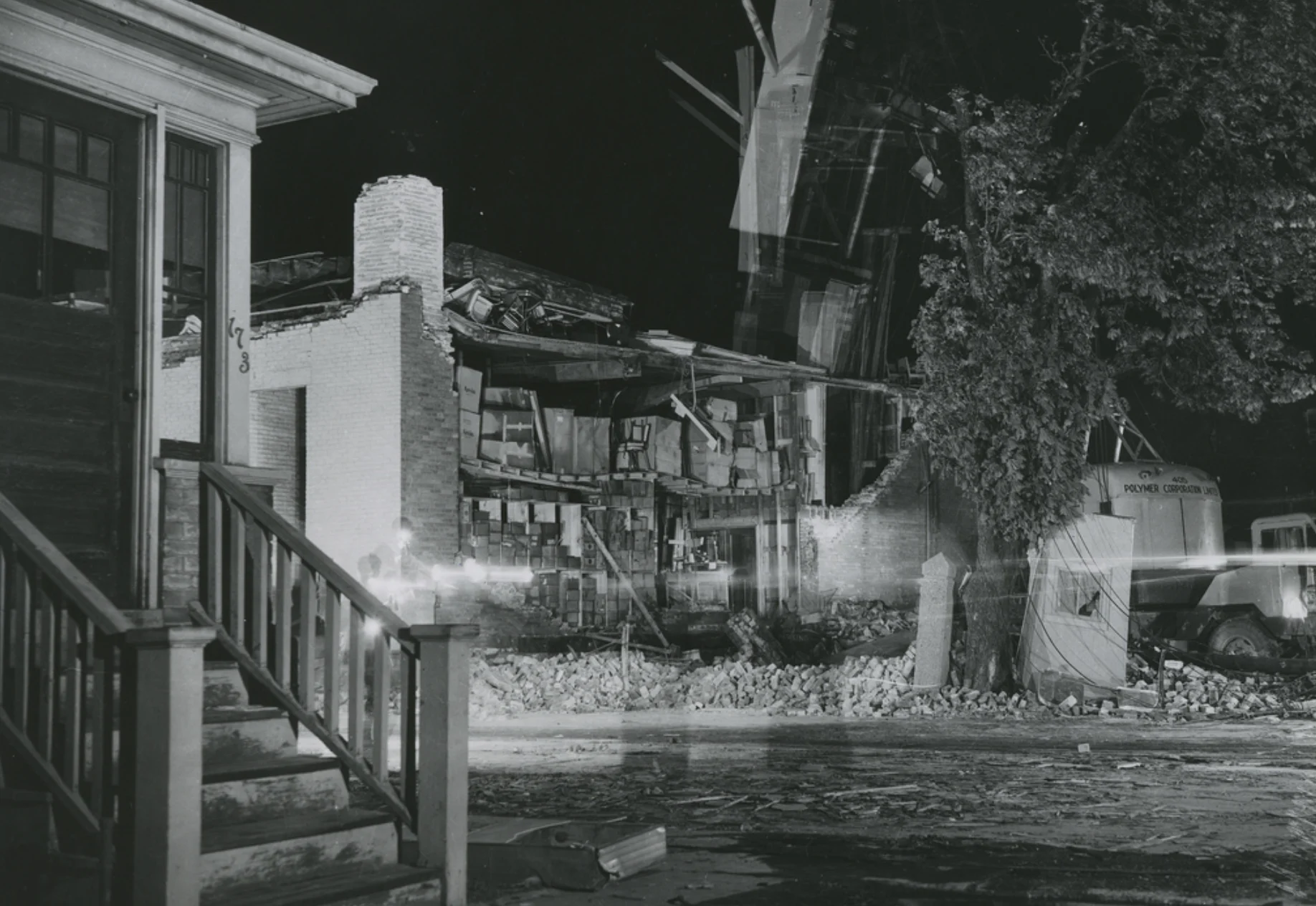 Sarnia, after the tornado, 1953.