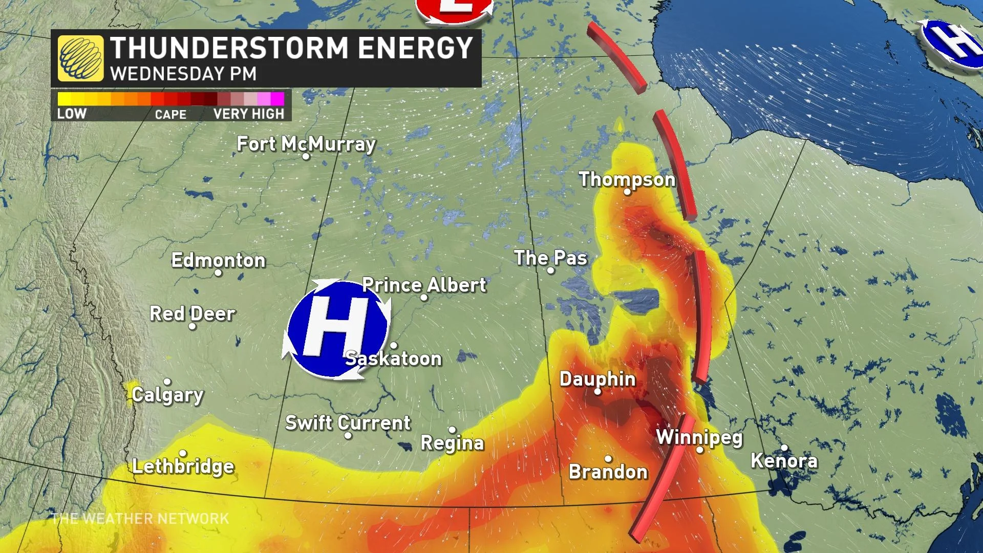 Lethargic, daily threat of severe weather reappears on the Prairies ...