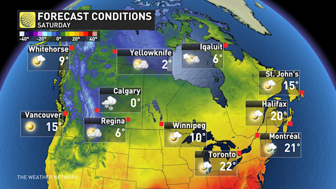 The Weather Network - Canada: 'Remarkable' clash of the seasons could