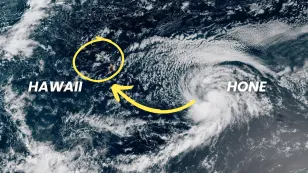 Hawaii on guard as tropical storm grows in the central Pacific