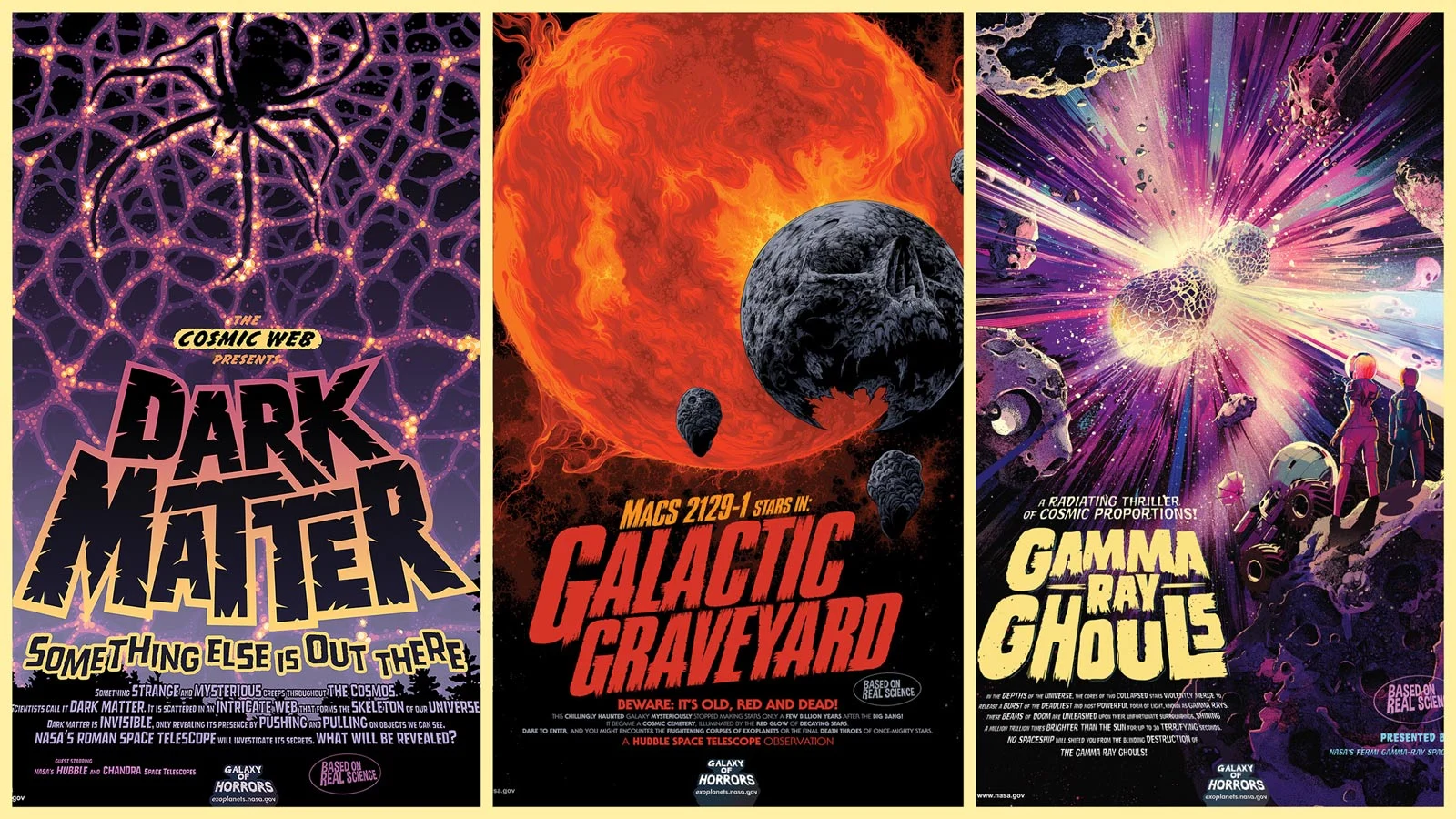 Spooky space cosmic horrors halloween NASA