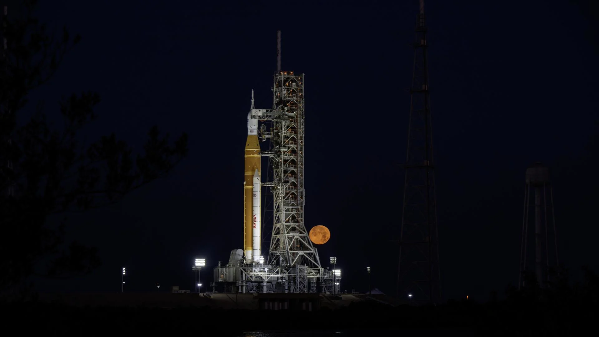 Artemis II SLS at KSC LC39B Feb 1 2026 - NASA