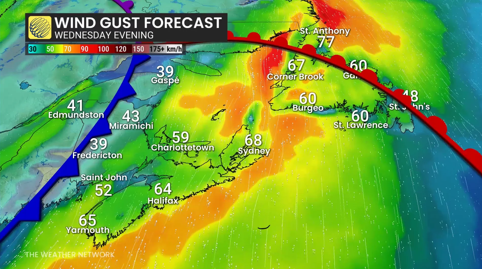 Baron - Atlantic winds Wednesday evening - July 22