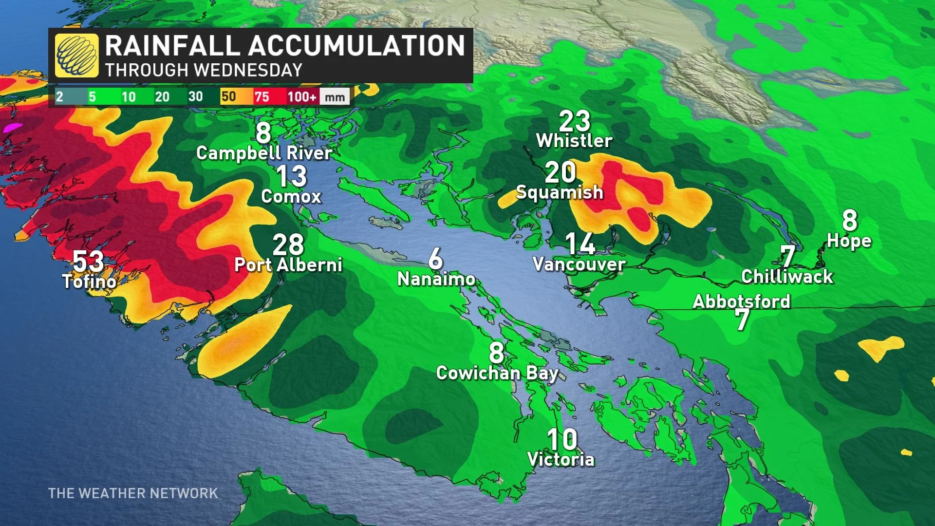 Baron - BC rain totals - Sept.26