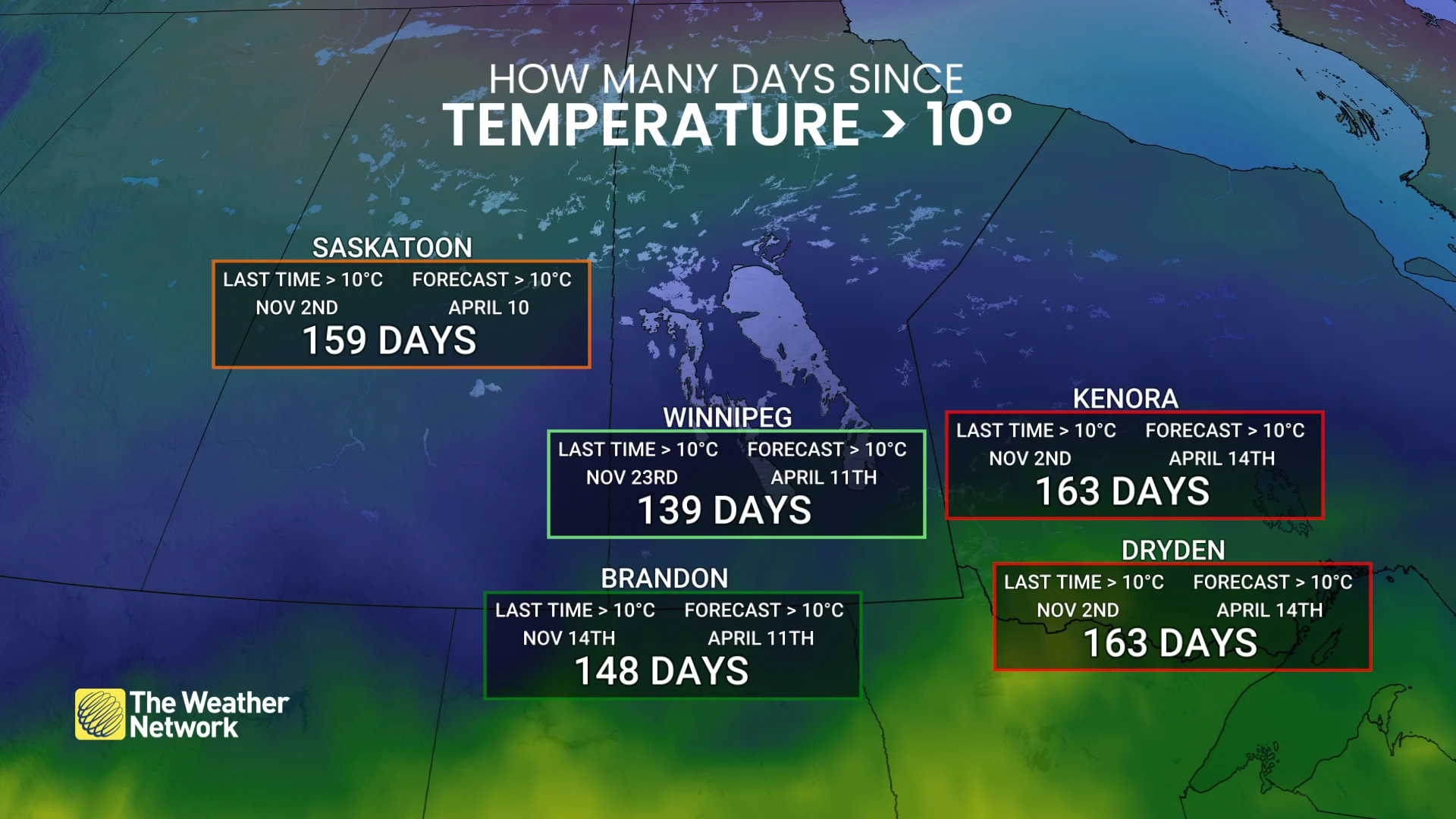Baron - Temperatures below 10 degrees 2026