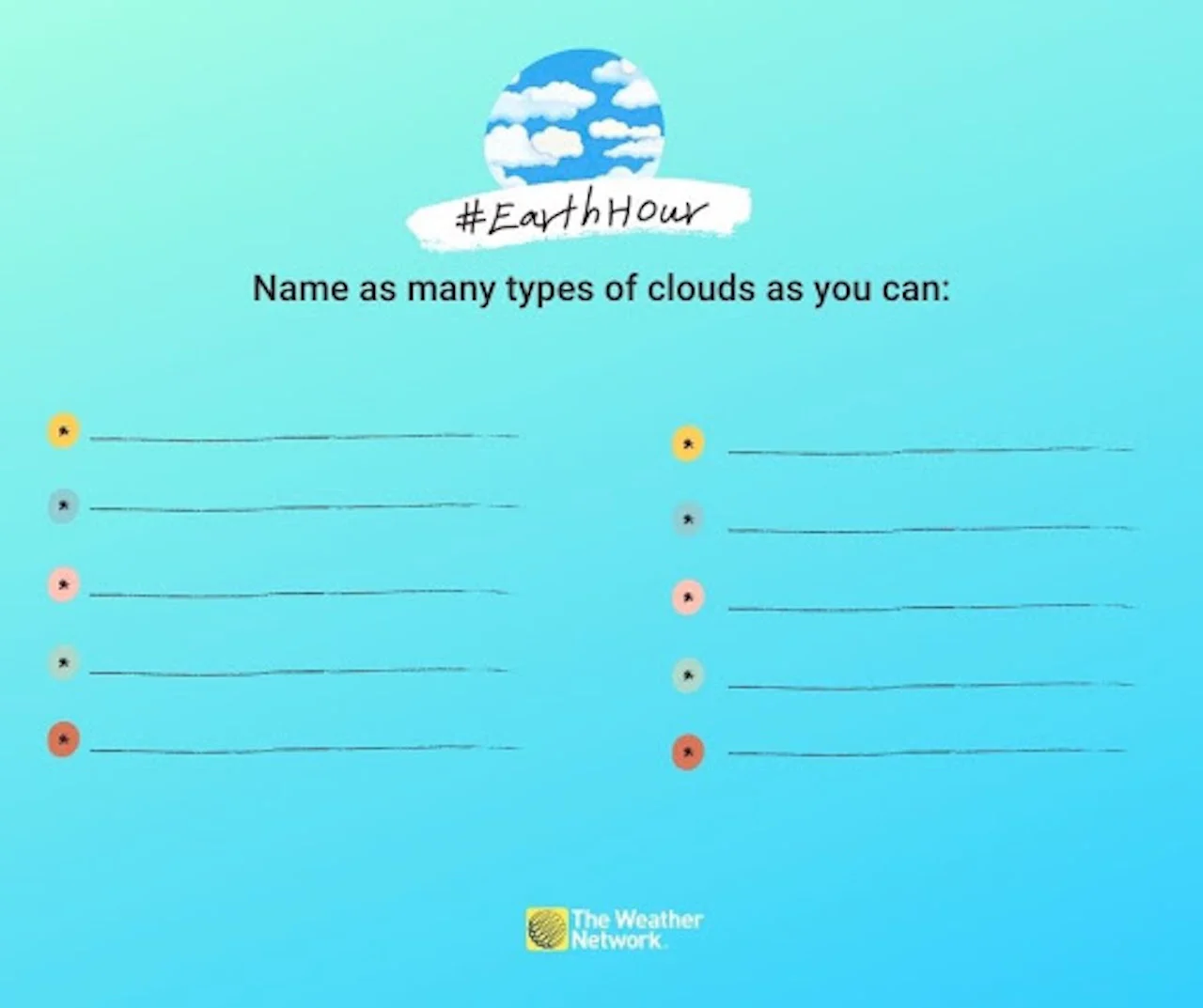 EARTH HOUR CLOUDS