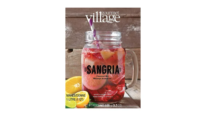Amazon, Gourmet du Village sangria mix, CANVA, summer drink mixes