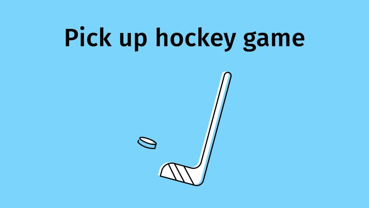 Dr. Anne Huang said that to keep an outdoor pick up hockey game low risk, people should avoid contact-heavy games and keep their distance from others as much as possible. (CBC Graphics)
