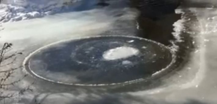 Rare spinning 'ice disc' phenomenon captured in Quebec - The Weather ...