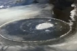 Rare spinning 'ice disc' phenomenon captured in Quebec