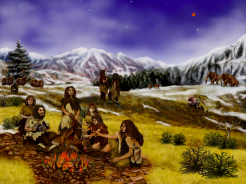 Neanderthals during the pleistocene. Credit: NASA/Caltech