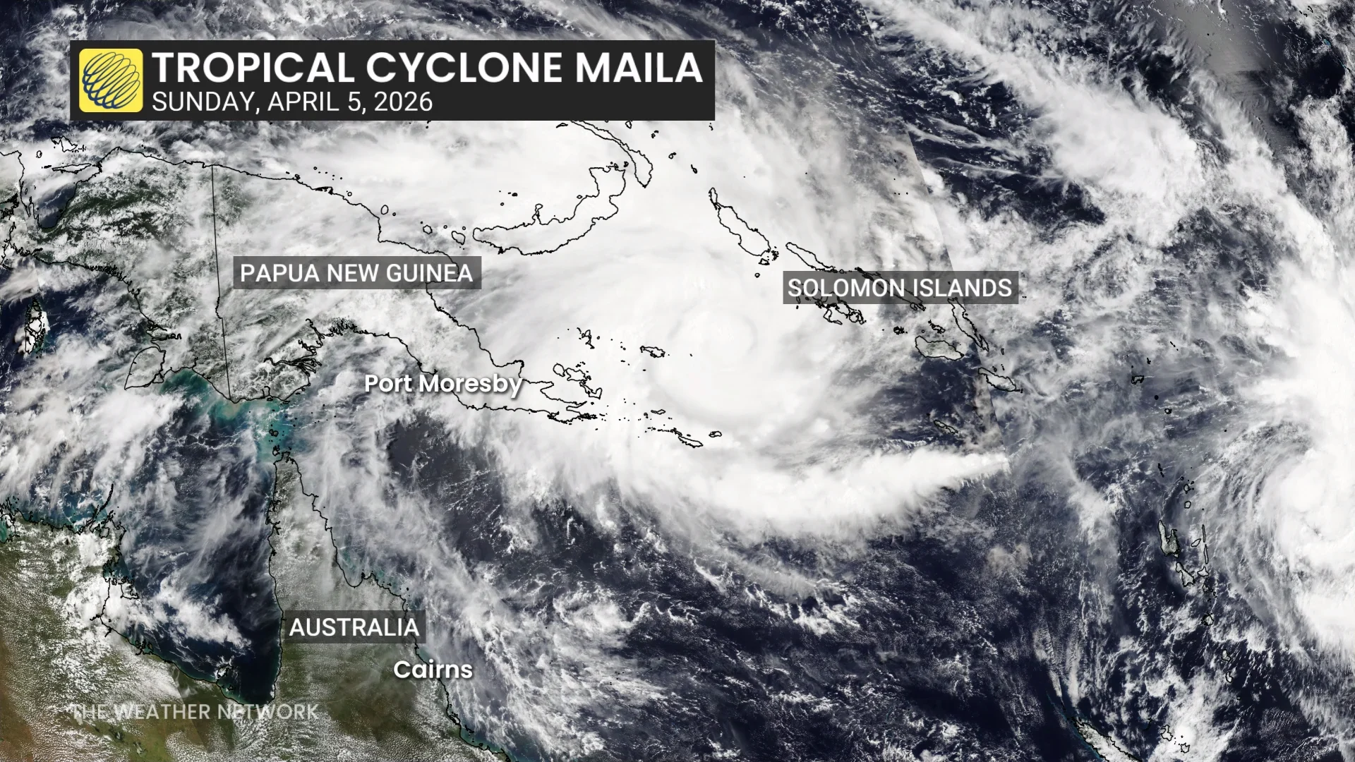 Cyclone Maila Satellite Image