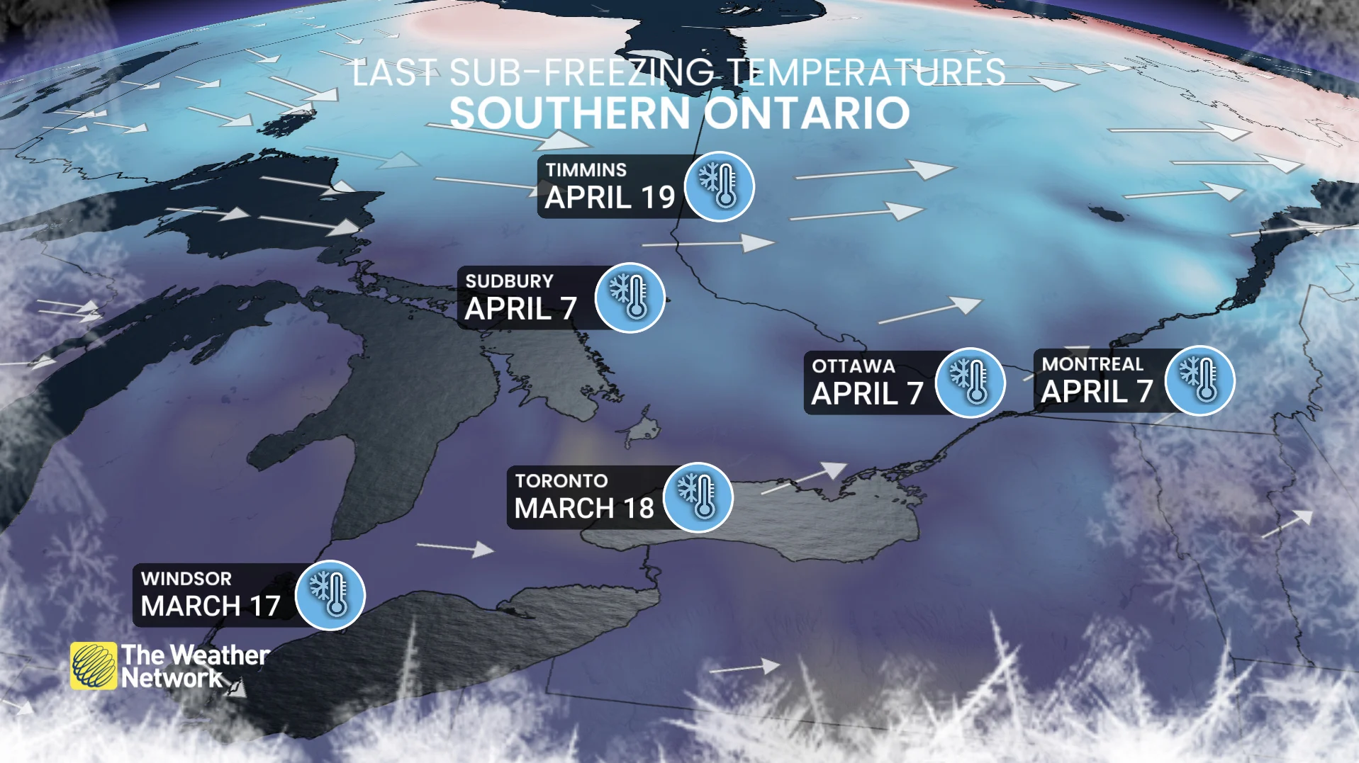 Baron - Southern Ontario last freeze