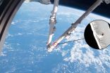 Space debris impact damages Canadarm2 on the International Space Station