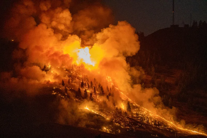 Vernon BC wildfire Gavin Phillips/Instagram